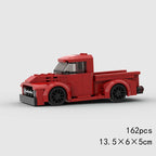 City Truck Vehicle Pickup Heavy Cargo Transport Model Building Blocks Machinery Shop Van Creative Carriage Harvester Car Kid Toy - CADA BRICKS®