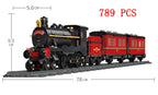 City Train Set Steam Bullet Vehicle Cargo Railway Station Model Building Blocks Brick Tracks Rail No Motor Kits Carriage Kid Toy - CADA BRICKS®