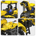 MOULD KING 17081 Technical Articulated Tractor Building Block Remote Control Agricultural Tractor Brick Toy Set for Adults
