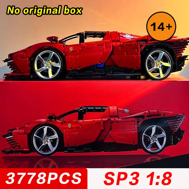 2025 NIEUW 42143 Supercar hightech Technisch SP3 Model Bouwsteen Sportauto Speelgoed Voor Jongens Meisjes Kinderen Verjaardagscadeau