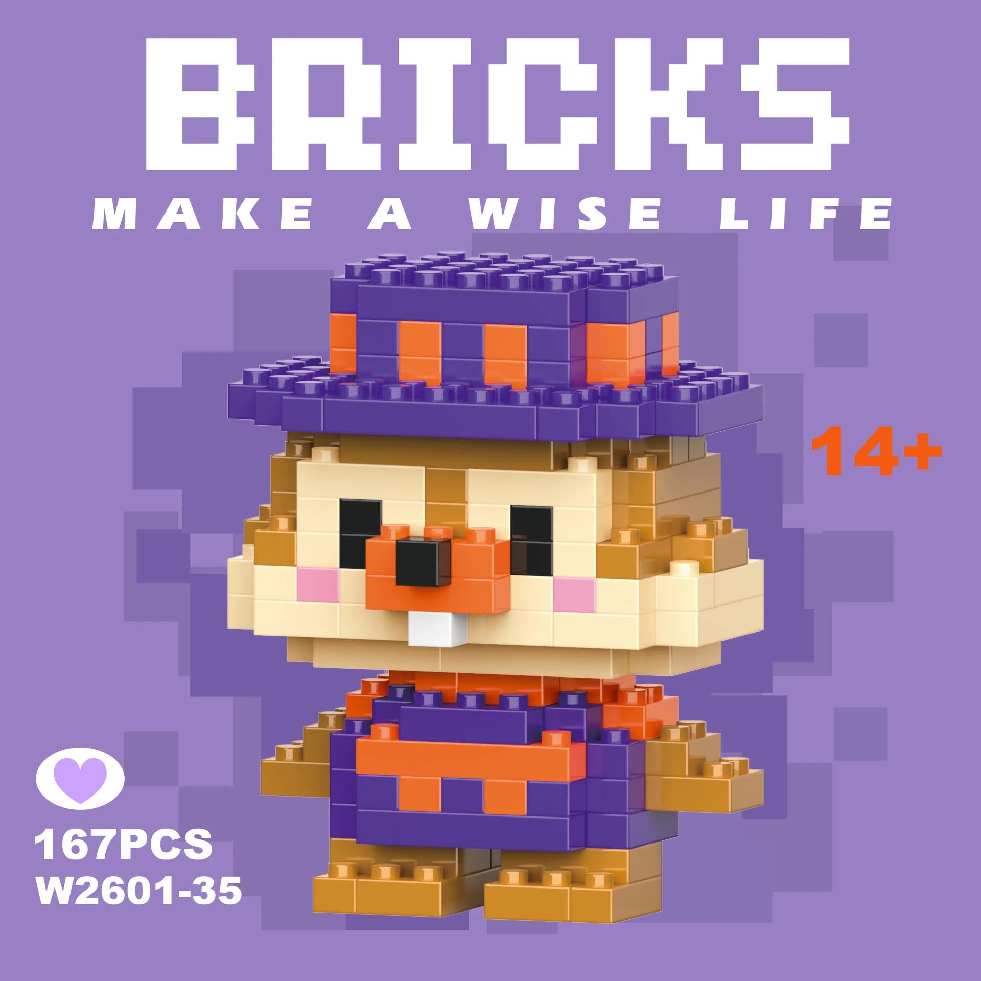 Disney 108 style Stitch LinaBell StellaLou Building Blocks Princess Cartoon Figrues Bricks Children's Assembly Toys Model Gift - CADA BRICKS®