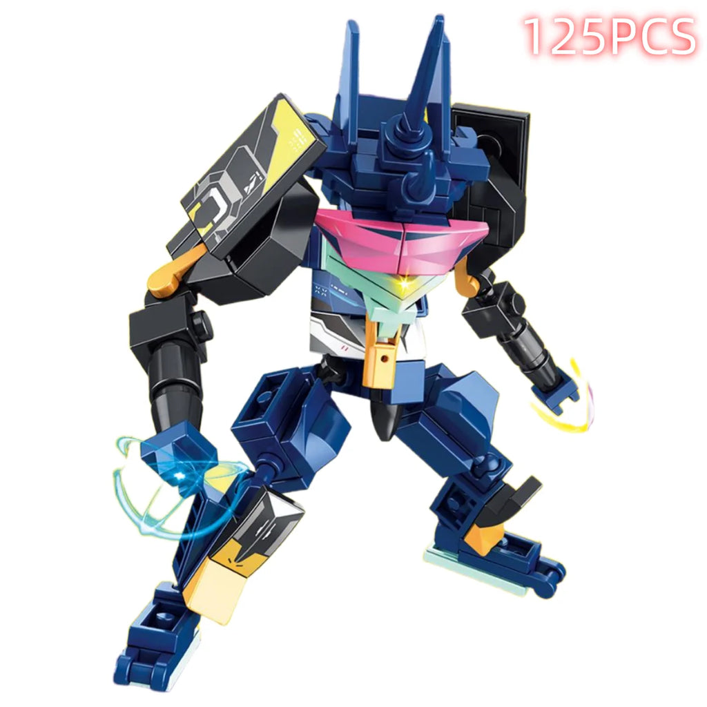 Transformation Robot Car EVA-01 Disney Building blocks Toys Truck head Alloy Edition Anime Mini Model Figures Tank Model Gifts