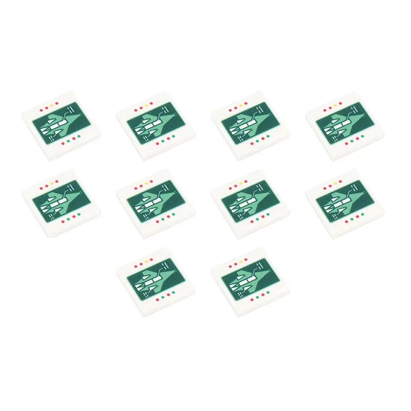 City Printed Accessories Building Blocks Computer Controller Monitor Keyboard Dashboard Mobile Phone Radio Mini Bricks Kids Toys - CADA BRICKS®