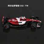 1:43 Scale 2022 Alfa Romeo F1 Team ORLEN C42 Technical Racing Car Building Block Formula 1 Model Vehicle Bricks Construction Toys For Gifts