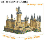 Hogwarts Micro Steentjes Stad Creatief Middeleeuws Magisch Kasteel Serie School Architectuur Paleis Model Bouwstenen Cadeaus Kind Montage Speelgoed