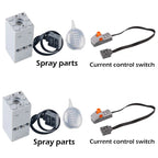 Technical  spray smoke Motor Sprayer Bricks Mould King Fogger for Legoeds Building Blocks MOC Train Car Parts Motor Model