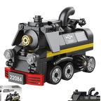 Doe-het-zelf raceauto bus bouwvoertuig ambulance terugtrekmodel bouwstenen speelgoed voor kinderen jongens compatibel met Lego