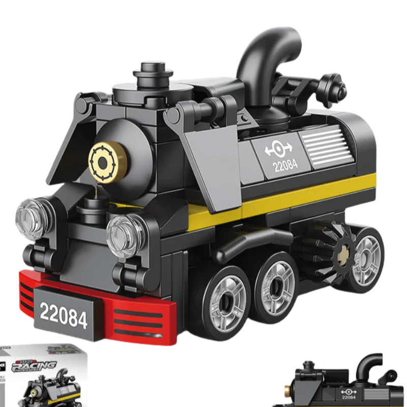 DIY Racing Car Bus Engineering Vehicle Ambulance Pull Back Model Building Blocks Brick Toys Children Boys Compatible With Lego