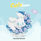 Mini Dog Cat panda raccoon Cute Pet Small Building Block Model Series Ornaments Children's Toy Christmas Birthday Gifts for Kids - CADA BRICKS®