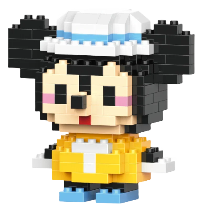 Disney Stitch Mickey Anime Anime Blocks Kuromi My Melody Diseney Cinnamoroll Mouse Building Blocks Doll Toy Kids Birthday Gift - CADA BRICKS®