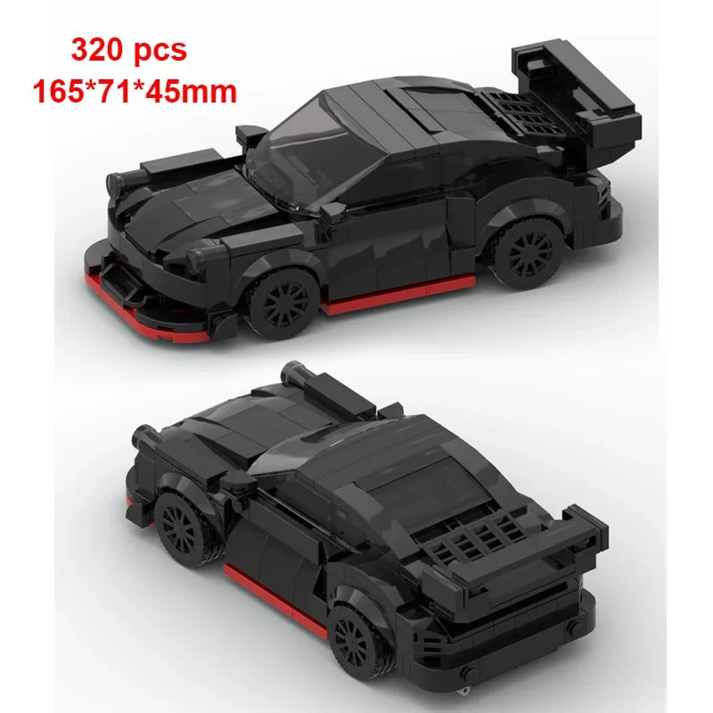 Moc Speed Champion Technical Car City Vehicle Racing Car Building Blocks Sports Car Garage Carro Rennau Voiture Creative Toys - CADA BRICKS®