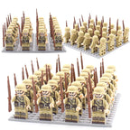24pcs WW2 Military Army Soldier Soviet US UK German France Building Blocks Set Model Bricks Action Figures Weapon Toys Kids Gift - CADA BRICKS®