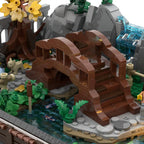 Blocchi da Costruzione Moc Stile Cinese Architettura del Giardino Modulo Tecnologico Blocchi da Costruzione Regalo per Festival Giocattolo per Bambini Set Fai-da-te