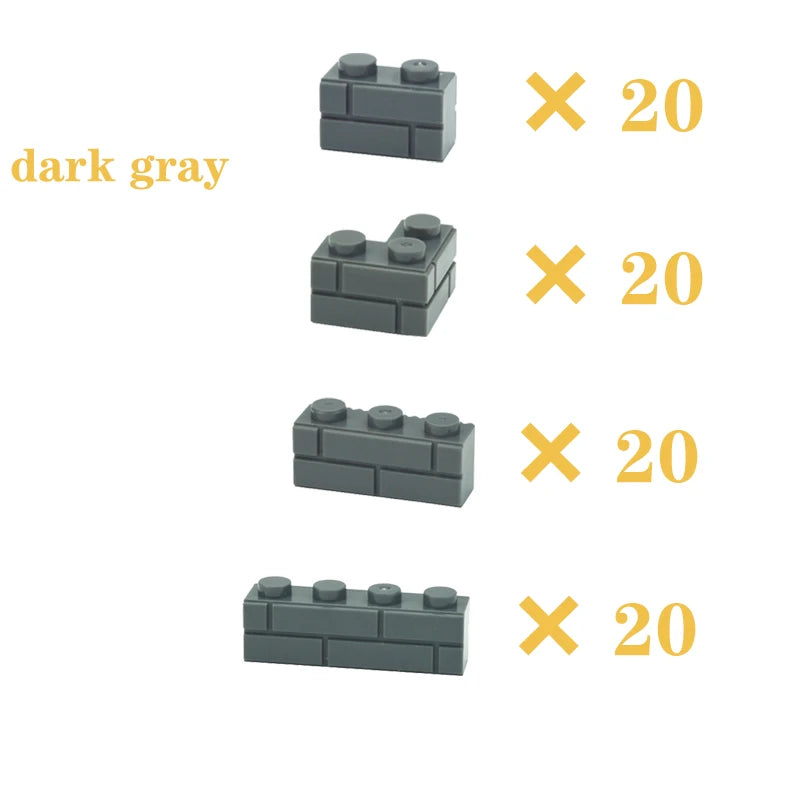 DIY Building Blocks Figures City MOC Thick Wall Bricks Educational Creative Toys for Children Size Compatible with All Brands - CADA BRICKS®