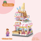 LOZ Mini Blocks Children's Toy Street Shop Micro Particles Trendy Miniature Street Scene High Difficulty - CADA BRICKS®