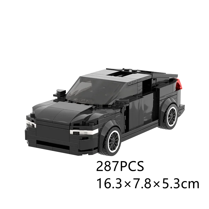 Electric Vehicle Model Car Bricks Expert Technical MOC Teslaed Model3 X S and Cybertruck Building Block Toys Best Birthday Gifts - CADA BRICKS®