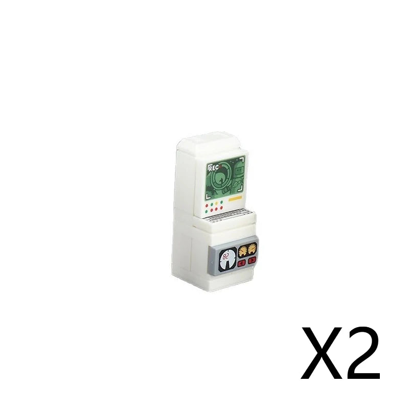 City Printed Accessories Building Blocks Computer Controller Monitor Keyboard Dashboard Mobile Phone Radio Mini Bricks Kids Toys - CADA BRICKS®