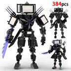 Christmas toys Skibidi Toilet The Audio Man and TV Titan Man Speakerman Moc Building Blocks For Toys DIY Bricks Toy Set - CADA BRICKS®