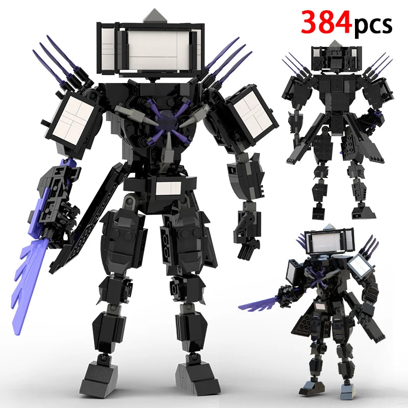 Christmas toys Skibidi Toilet The Audio Man and TV Titan Man Speakerman Moc Building Blocks For Toys DIY Bricks Toy Set - CADA BRICKS®