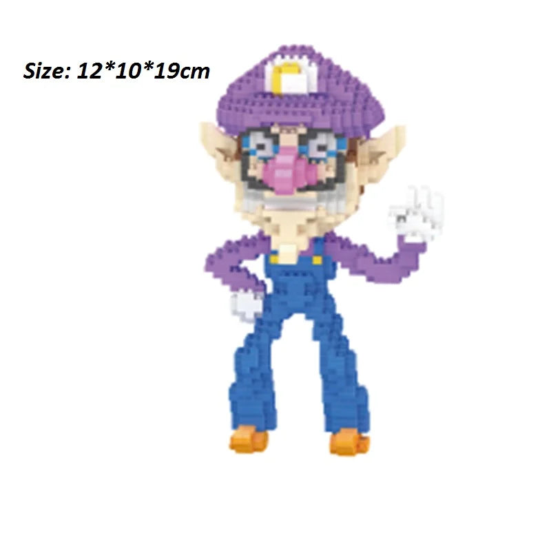 New Anime Mini Blocks Cute Cartoon Peach Luigi Building Bricks Toys for Children Present Bowser Valentine Girls Boy Juguetes - CADA BRICKS®