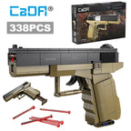 Cada SWAT Military WW2 Weapon Spear Building Blocks Compatible City Police For Pistol GUN Blocks Toys Bullet for Boys Gifts