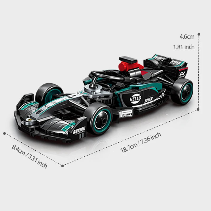 SEMBO BLOCK BK8 City Sports Car Racing Model Assembly Building Block Technology Supercar Vehicle Bricks Toys Boys Birthday Gifts - CADA BRICKS®