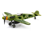 ViiKONDO Vliegtuig Speelgoed Model Bouwpakket 1/49 WOII Duitse BF109 Jachtvliegtuig Oorlogsplane Doe-Het-Zelf Montage Plezier Kind Vliegtuig Cadeau Kantoordecoratie