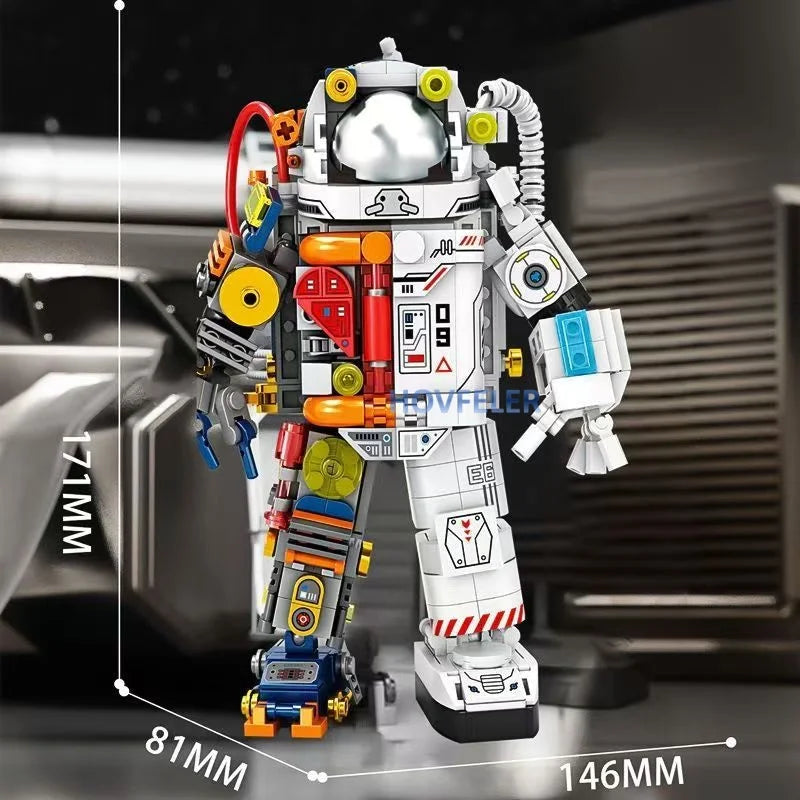 Space Astronaut Spaceman City Building Blocks Shuttle Satellite Rocket Space Station Saturn Figure Bricks Gift for Adult Man