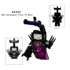 New KDL SWAT Skibidi Toilet Man Figures Anime Block Toys TvMan Titan Cameraman Speakerman Bricks Model Toy For Kid Birthday Gift - CADA BRICKS®