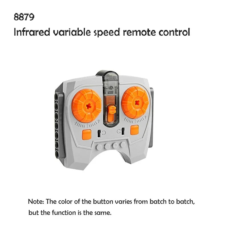 Electronic Model Building Blocks MOC Power Functions Motor Technical Parts IR Speed Remote Control Receiver Battery Box DIY Toys - CADA BRICKS®
