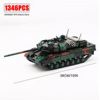 Military ww2 Cannon Assault Armored Vehicle Battle Tank Car Truck Army Weapon Building Blocks Sets Model Boys Toys for Kids Gift