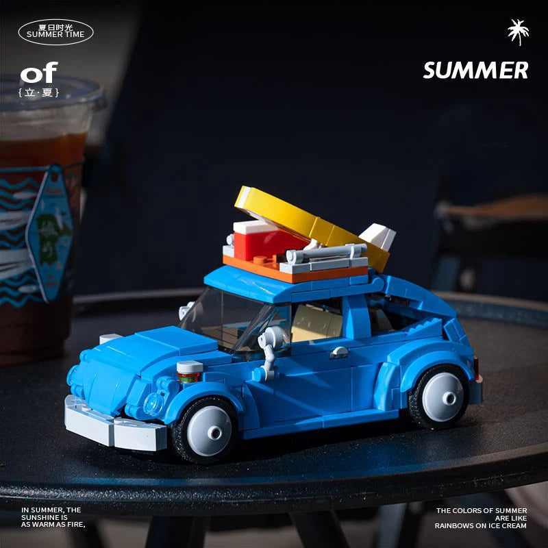 NEW IN Creative Model Classic Beetle Car Decoration Building Blocks Bricks Moc Kit Set City car DIY Toys For Boys Gifts with box