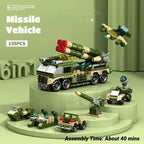 Compatible Lego Military Tank Rocket Robot Dinosaur Armored Vehicle Fighter Jet Puzzle Assembly Toys Boys Kids Toy Gifts