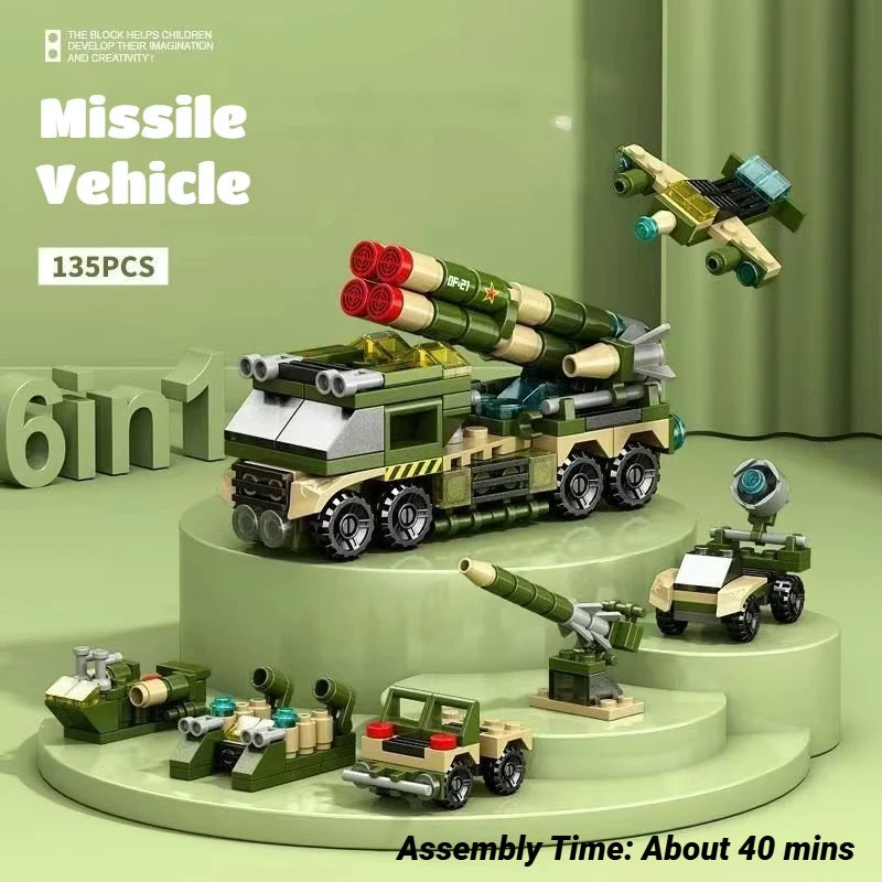 Compatible Lego Military Tank Rocket Robot Dinosaur Armored Vehicle Fighter Jet Puzzle Assembly Toys Boys Kids Toy Gifts