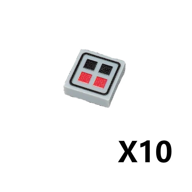 City Printed Accessories Building Blocks Computer Controller Monitor Keyboard Dashboard Mobile Phone Radio Mini Bricks Kids Toys - CADA BRICKS®