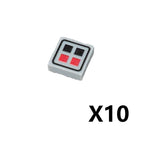 City Printed Accessories Building Blocks Computer Controller Monitor Keyboard Dashboard Mobile Phone Radio Mini Bricks Kids Toys - CADA BRICKS®