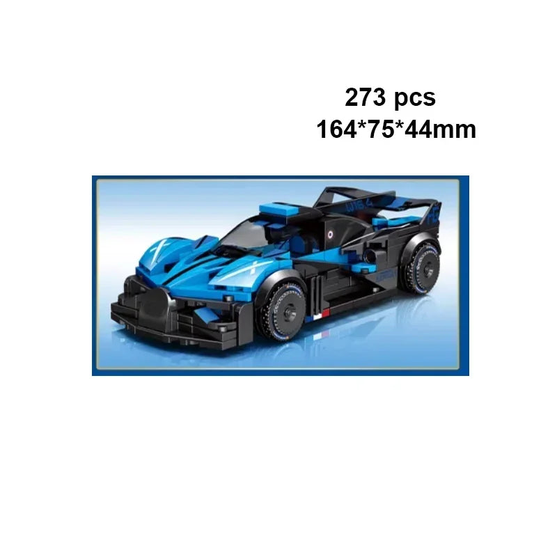 Moc Speed Champion Technical Car City Vehicle Racing Car Building Blocks Sports Car Garage Carro Rennau Voiture Creative Toys - CADA BRICKS®