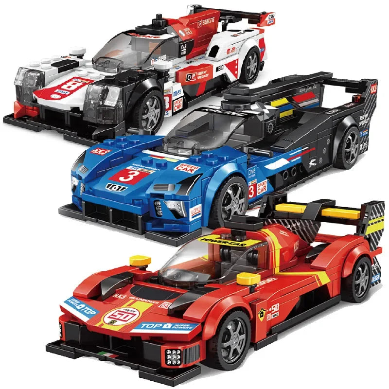 11 Types Speed Champions Car Hypercar Building Blocks MOC Construction Bricks Famous Sport Vehicle Toys Gift For Children Kids - CADA BRICKS®