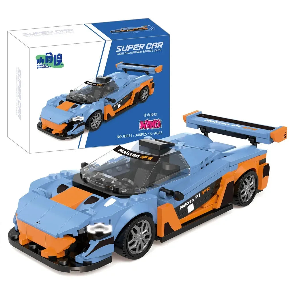 11 Types Speed Champions Car Hypercar Building Blocks MOC Construction Bricks Famous Sport Vehicle Toys Gift For Children Kids - CADA BRICKS®