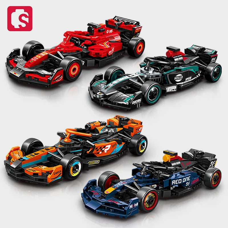 SEMBO BLOCK BK8 City Sports Car Racing Model Assembly Building Block Technology Supercar Vehicle Bricks Toys Boys Birthday Gifts - CADA BRICKS®
