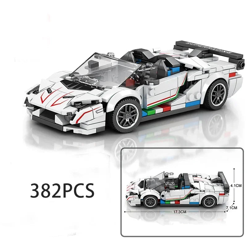 Speed Champions Series Racing Sports Vehiclea Technique Car Supercar Building Blocks Set Bricks Classic MOC Model Toys For Kids - CADA BRICKS®