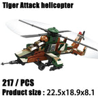 2024 Sluban WW2 Military Russia Air Weapon Mi-24 Attack Helicopters Hind Model Building Blocks Classics Fighter Bricks Plane Toy