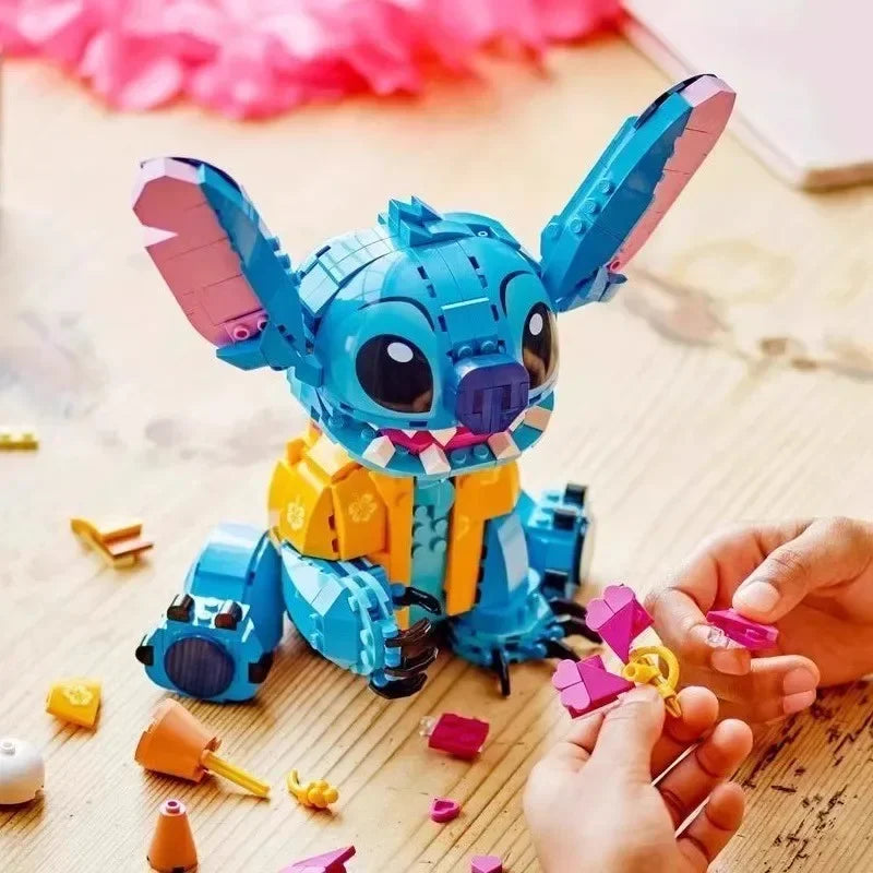 2024 New Kawaii Disney 730pcs Stitch Compatible 43249 Building Blocks Bricks Stitch Model Girl Boy Birthday Christmas Gift Toys - CADA BRICKS®
