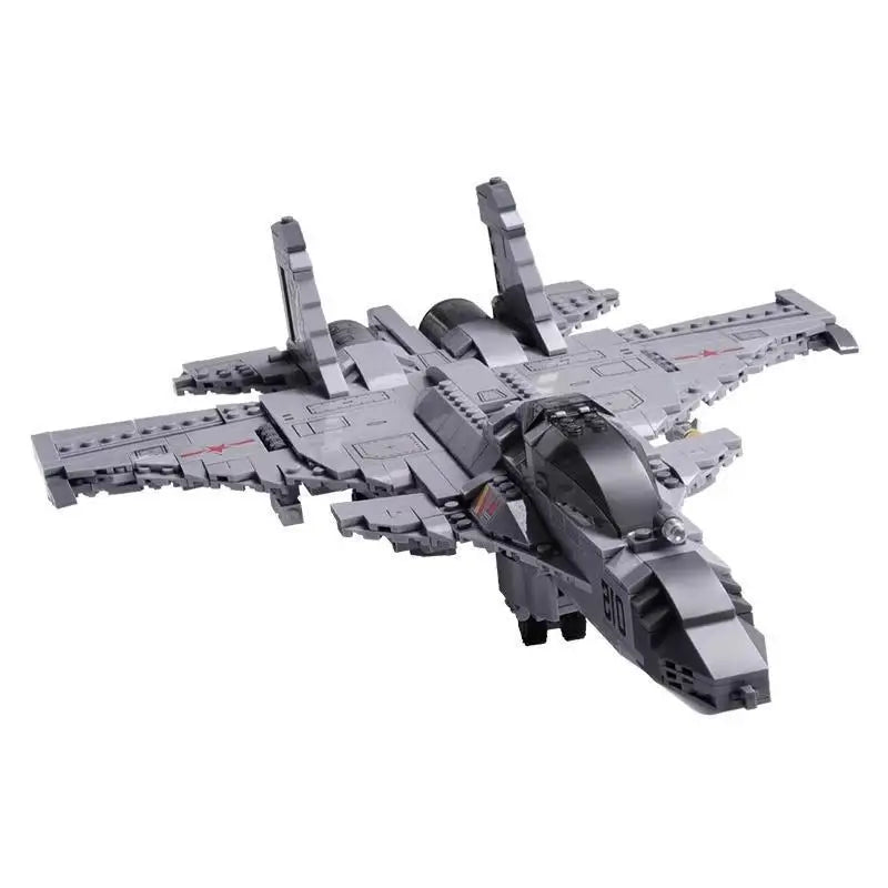 1186PCS Military Fighter Building Blocks J-15 Flying Shark Aircraft Building blocks Fighter Model Aircraft Toy Boy's Kids Gift - CADA BRICKS®
