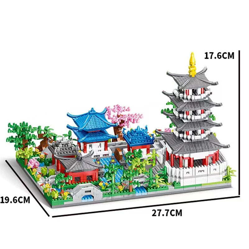 MOC World Famous Architecture Edifice Opera House Building Blocks Villa Savoye Bridge Tower Toy Children Birthday Christmas Gift - CADA BRICKS®