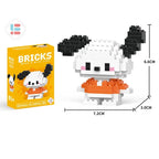 Disney LiLo Stitch Toys Building Blocks Pokeman Pikechu lega Anime Cartoon Character Model Building Blocks Toy for children Gift - CADA BRICKS®