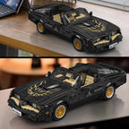MOULD KING 10029 MOC Kreativ Ideell Firebird Retro Amerikansk Sportsbil Byggeklosser Berømt Bilkolleksjon Gaveleketøy