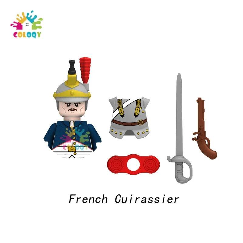 Kids Toys Napoleonic Wars Military Soldiers Building Blocks Imperial Navy Figures British Fusilier Toys For Kids Christmas Gifts
