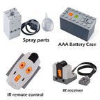 Technical  spray smoke Motor Sprayer Bricks Mould King Fogger for Legoeds Building Blocks MOC Train Car Parts Motor Model