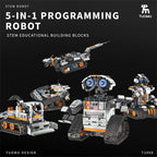 Original Multi-Axis Robotic Arm Building Blocks, Programmable via Smartphone, Remote Control, for Interactive STEM Learning